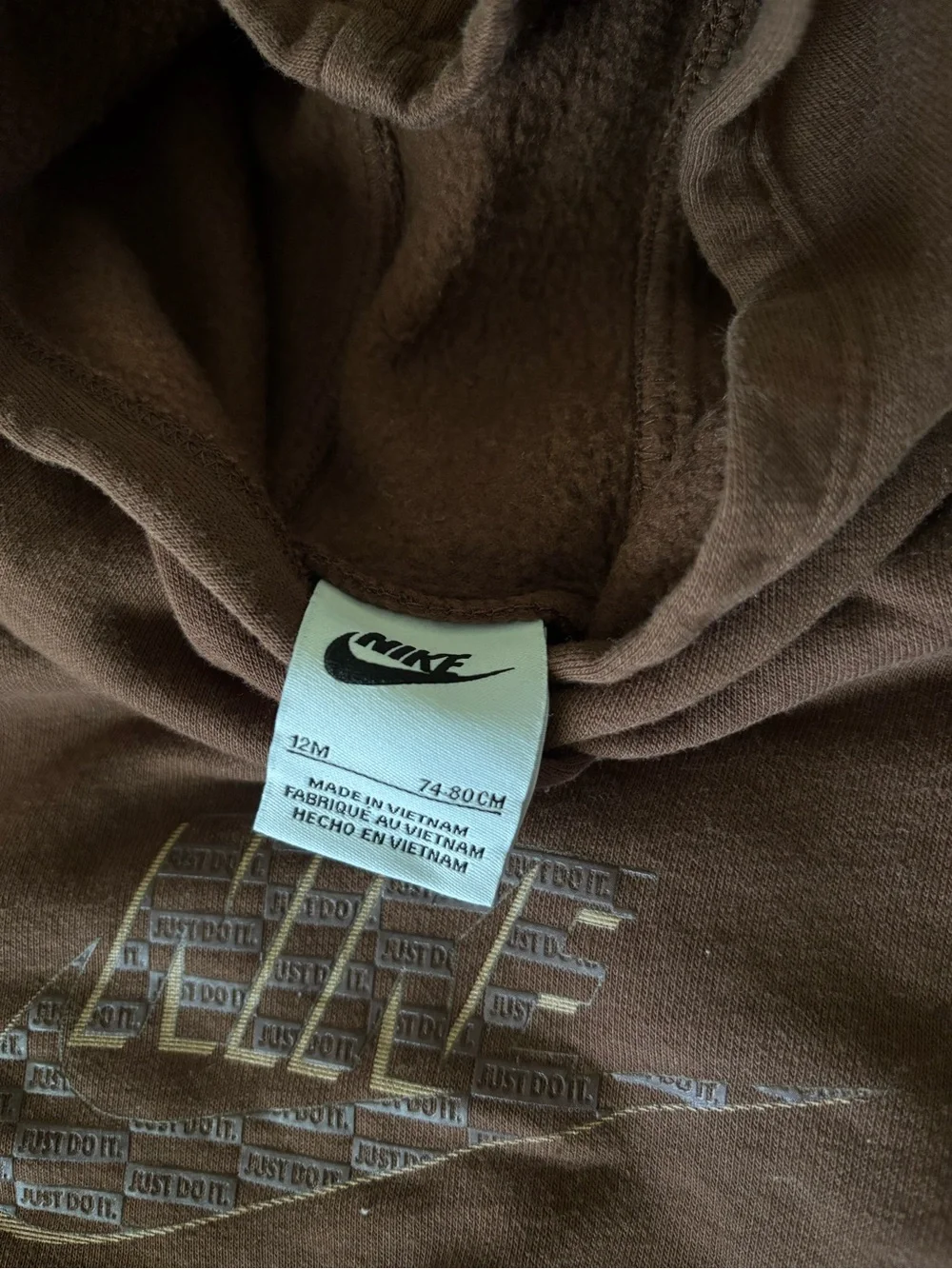 Nike Kids Brown Hoodie & Jogger Set